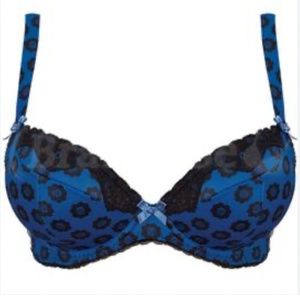 Bravissimo Retro Flower Underwire Molded Cup Bra 32J